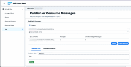 Publish message